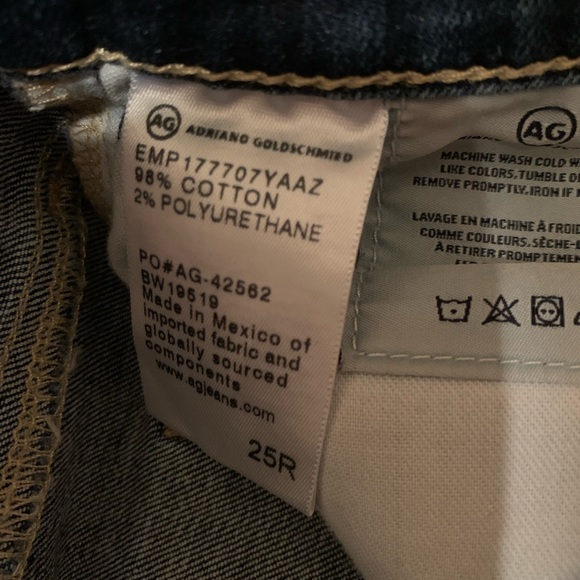 AG Adriano Goldschmied jeans. High rise. The Farrah Skinny Ankle. Size 25R. - Picture 9 of 9